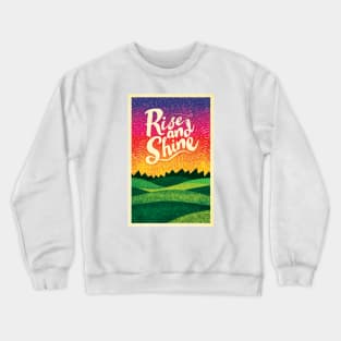 DMP Field Poster Full lino RGB Crewneck Sweatshirt